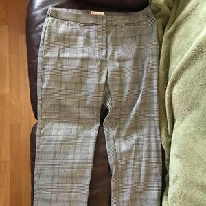 Boutique 1861 Straight Leg Plaid Trousers